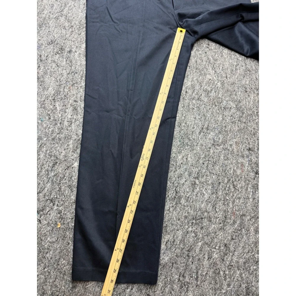 Dockers Essential Khaki Straight Fit D2 Black Pants Mens 38x29 100% Cotton